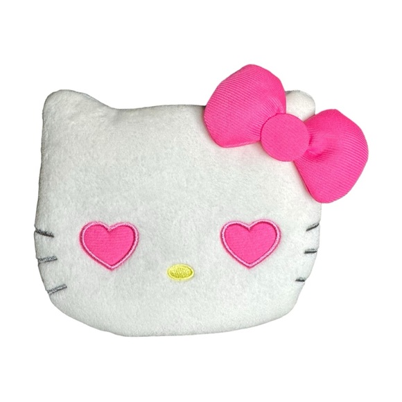 Sanrio Handbags - Sanrio Hello Kitty Heart Eyes Plush Soft Coin Purse